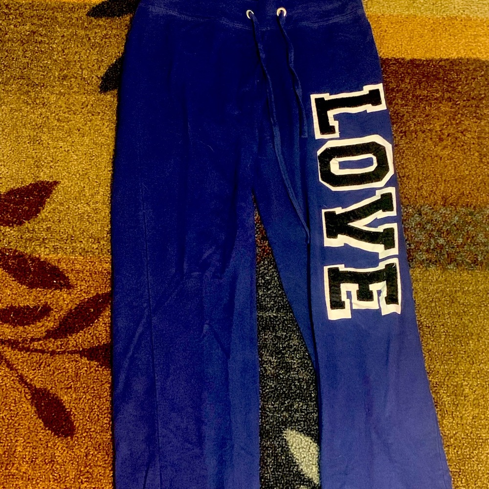 Juniors Rue 21 blue LOVE sweats
